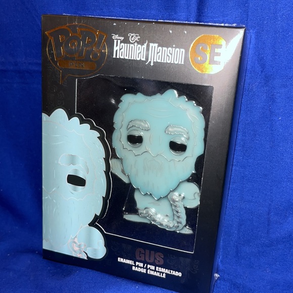 Disney Haunted Mansion Gus Funko Pop! Enamel Pin NEW IN BOX - Glow In The Dark - Picture 2 of 10